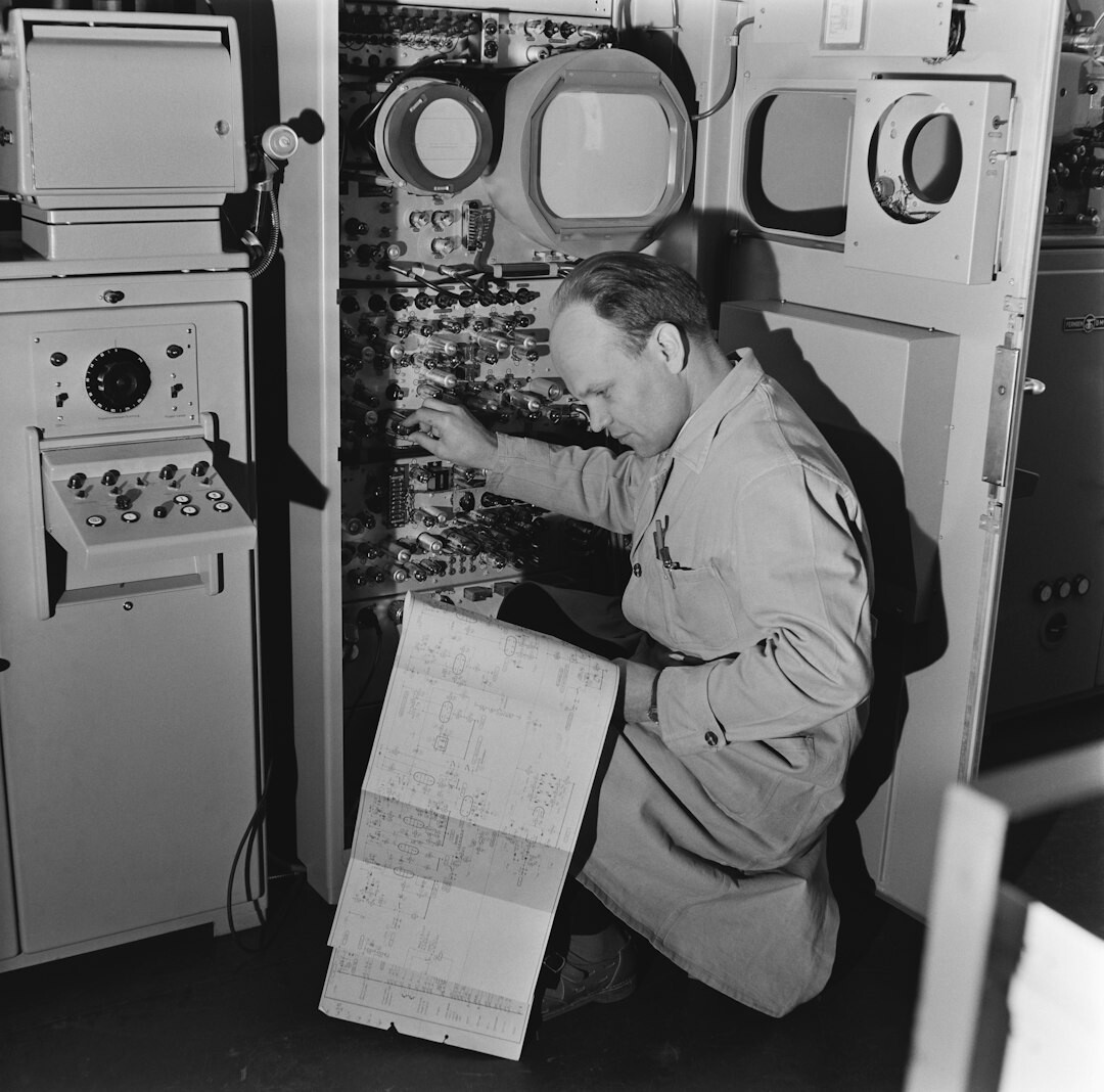 Portrait of a Finnish male broadcast engineer